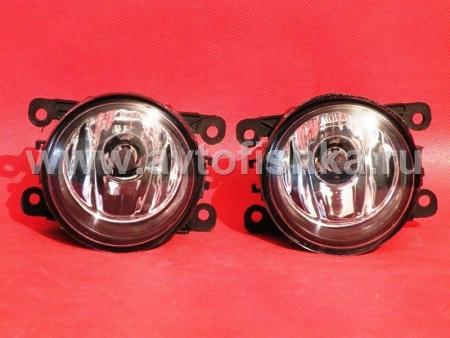 Nissan Tiida, Note, X-Trail, Patrol противотуманные фары в передний бампер, установочный комплект