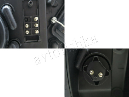 Mercedes E W124 (93-95) фары передние линзовые хромированные, с объединенными поворотниками, комплект 2 шт.