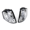 Mercedes C W202 (94-00) фары передние хромированные, комплект 2 шт.