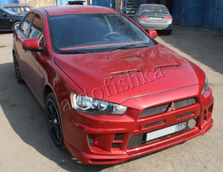 Mitsubishi Lancer 10 (07 – 16) бампер передний Extreme