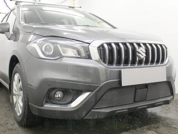 Suzuki SX4 (16–) Защита радиатора Premium, чёрная