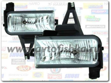 Toyota Land Cruiser 200 (08-) фары передние противотуманные хромированные, комплект 2 шт.