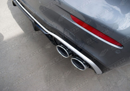 Mercedes-Benz E-Klasse W213 W213 рестайлинг 2020 - н.в. Диффузор с насадками 5.3 AMG хром