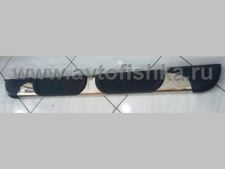 Toyota FJ Cruiser (07-) защита порога, подножка, алюминиевый профиль