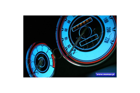 Honda Civic (96-00) светодиодные шкалы (циферблаты) на панель приборов - дизайн 3