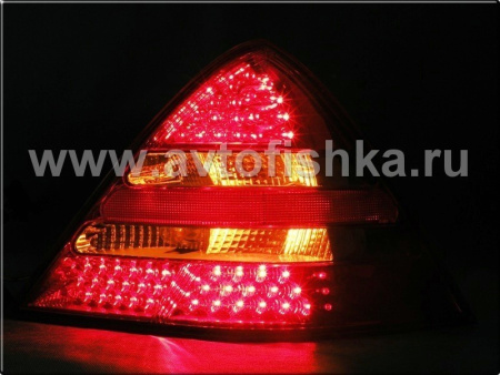 Mercedes-Benz R170 SLK (98-04) фонари задние светодиодные красно-тонированные, комплект 2 шт.