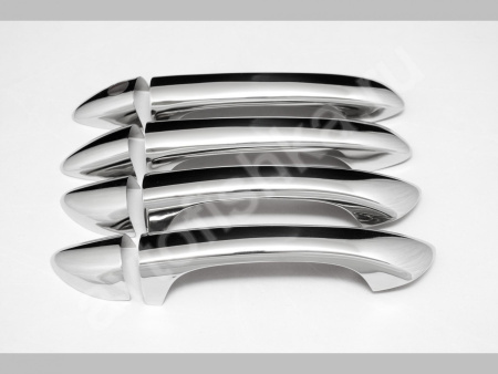 Mercedes E W211 (2002-2009) накладки на ручки дверей из нержавеющей стали, 4 шт.