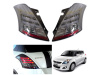 Suzuki Swift (10-15) фонари задние светодиодные хромированные с затемнением, комплект 2 шт.