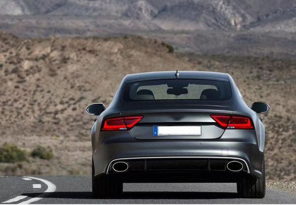 Диффузор RS7 с насадками для Audi A7 2012-2015 штатная