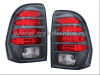 Chevrolet Trailblazer (01-09) фонари задние светодиодные карбоновые, комплект 2 шт.