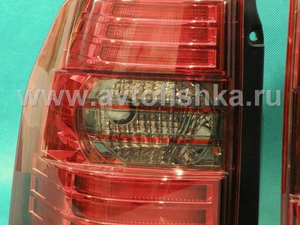 Mitsubishi Pajero 4 (2006-) фонари задние светодиодные красно-тонированные, комплект 2 шт.