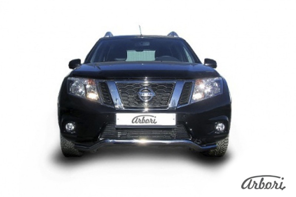Защита переднего бампера Arbori d57 "волна" NISSAN TERRANO 2014-