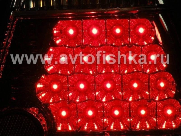 BMW 3 E46 (98-01) 4 дв. седан фонари задние светодиодные красно-тонированные, комплект лев.+прав.