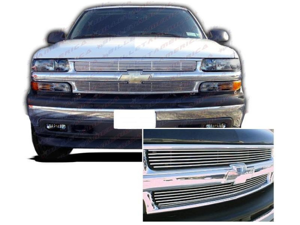 Chevrolet Tahoe, Suburban (99-06) решетка радиатора алюминиевая.