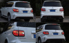 Nissan Patrol Y62 (10-18) задние фонари (стопы) дизайн 2020, комплект 2 шт.