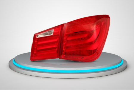 Chevrolet Cruze (08-) задние светодиодные фонари BMW дизайн, комплект лев + прав