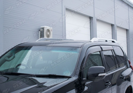 Toyota Land Cruiser Prado LC 150 (2 рестайлинг) 2017 - н.в. Рейлинги на крышу серебро