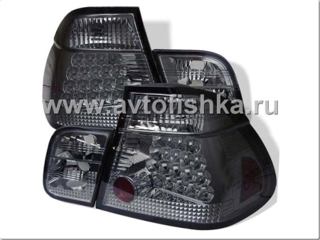 BMW 3 E46 (98-01) 4 дв. седан фонари задние светодиодные тонированные, комплект лев.+прав.