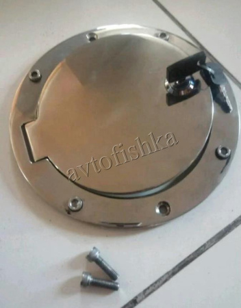 Hummer H3 (05-) крышка лючка бензозаливной горловины, хромированная.