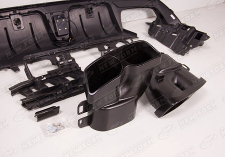 Mercedes-Benz C-Klasse W205 рестайлинг 2018 - 2021 Диффузор заднего бампера с насадками Brabus