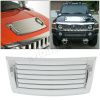 Hummer H3 (2003-) накладки на дефлектор капота и ручки дефлектора, хромированные пластиковые