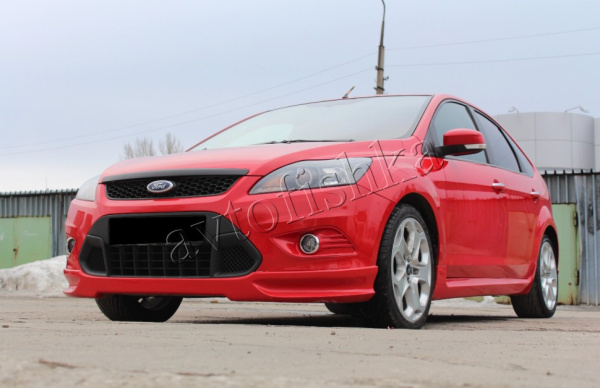 Ford Focus 2 (08 – 11) передняя юбка "Lord"