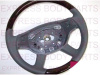 Mercedes W221, W216 (05-08) руль классический, серая кожа - дерево орех