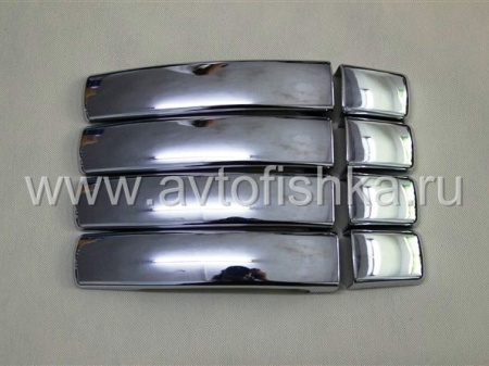 Land Rover Freelander 2 (07-) пластиковые хромированные накладки на дверные ручки.