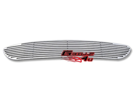 BMW 5 E60 (04-07) Sport решетка переднего бампера горизонтальная, полированный алюминий