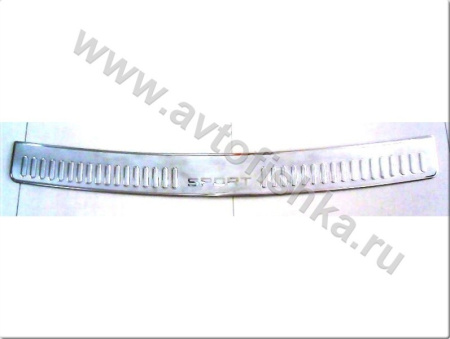 Range Rover Sport (05-) накладка заднего бампера хромированная, с надписью Sport, оригинал.