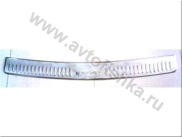 Range Rover Sport (05-) накладка заднего бампера хромированная, с надписью Sport, оригинал.