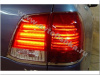 Toyota Land Cruiser 200 (08-) фонари задние красно-хромированные, дизайн Lexus LX570, комплект лев.+прав.