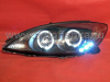 Toyota Camry 30 (02-06) UAE, Europe, USA фары передние черные со светящимися ободками, комплект 2 шт.