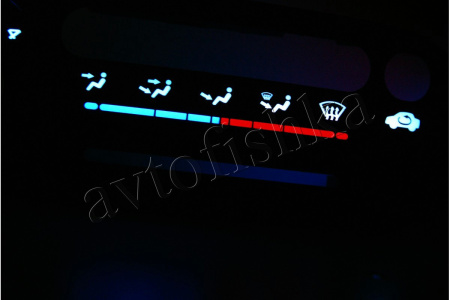 Honda CRX Del Sol светодиодные шкалы (циферблаты) на климат