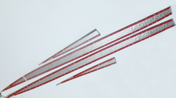 Nissan Qashqai (14–) Боковые молдинги на двери, нерж., 4 части