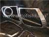 Nissan Qashqai (06-) накладки на задние фонари хромированные, комплект 2 шт.