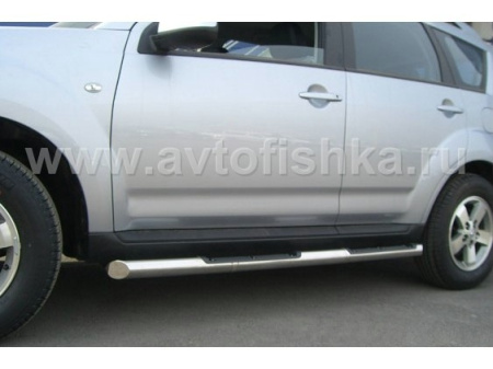 Peugeot 4007 (07-) защита переднего бампера, труба 70 мм