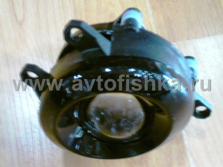 Toyota Land Cruiser Prado 150 (10-) фары противотуманные линзовые черные, комплект 2 шт.