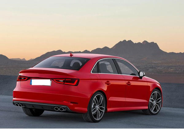 Диффузор S3 для Audi A3 седан 2013-2016 штатная версия