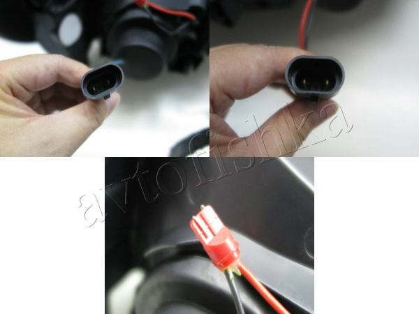 Nissan Maxima QX III A33 (00-06) фары передние линзовые со светящимися ободками, цвет хром