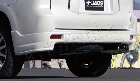 Toyota Land Cruiser Prado 150 (09 – 14) юбка заднего бампера в стиле JAOS | клыки