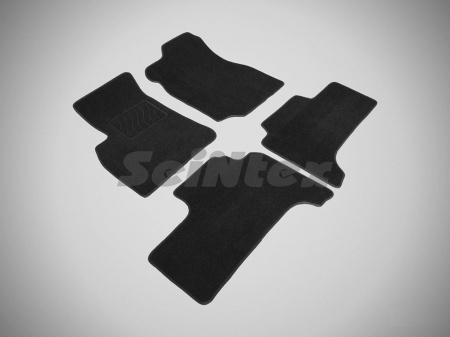 Toyota Land Cruiser 100, Lexus LX470 (98-09) ворсовые коврики на резиновой основе