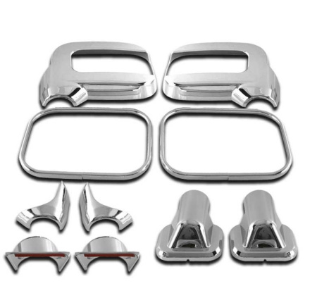 Hummer H2 (06-08) накладки на боковые зеркала, хромированные, пластик