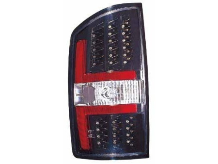 Dodge RAM (02-06) пикап, фонари задние светодиодные черные, комплект 2 шт.