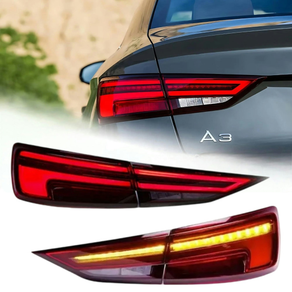 Задние светодиодные фонари для Audi A3 8V (2013–2020), комплект — общий вид