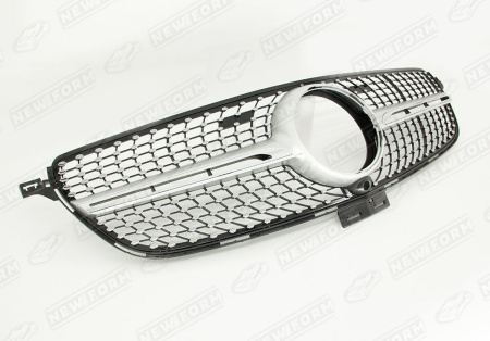 Mercedes-Benz GLE-Klasse W166 2015 - 2018 Решетка радиатора Diamond Sport серебро