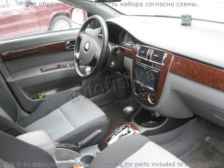 Декоративные накладки салона Chevrolet Lacetti Sedan (J200) '2004-2014