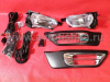 Honda CR-V II (01-03) фары передние противотуманные зеркальные хромированные, установочный комплект