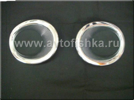 Honda CR-V III (06-) накладки декоративные хромированные, пластиковые, комплект