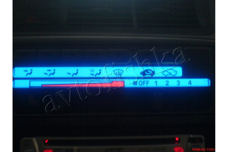 Honda Civic (92-95) светодиодные шкалы (циферблаты) на климат